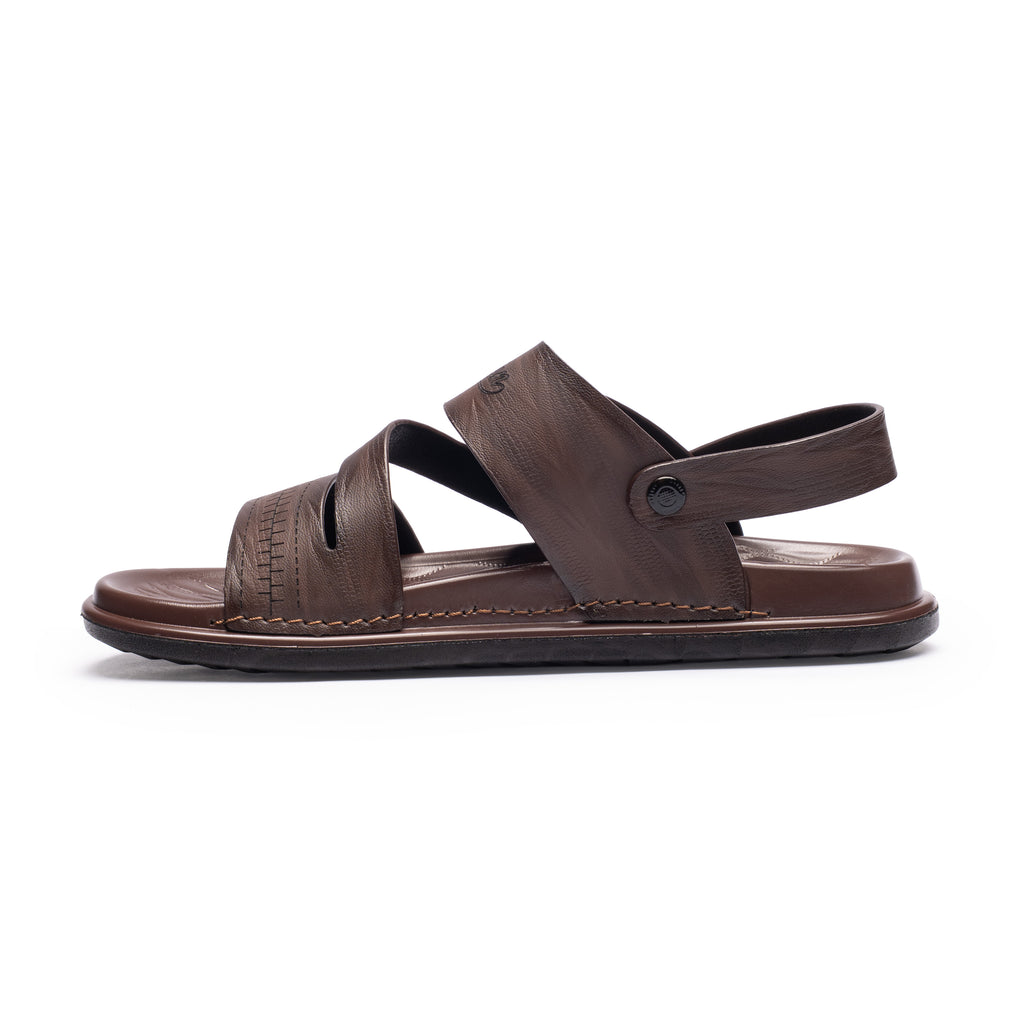 ATLAS - Sandales MARRON pour homme